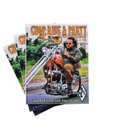 Chop, Ride & Party Two Percenter Roadbooks – Helmets