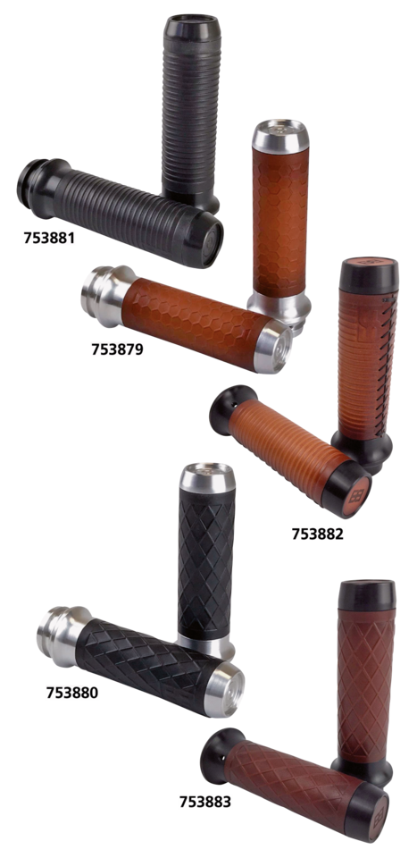 Brass Ball Cycles Handlebar Grip Sets