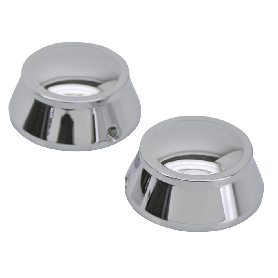 Zodiac Swing Arm Pivot Covers for Sportster – Frame & Rear Suspension