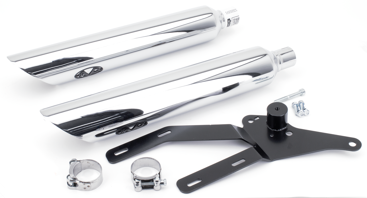 V-Performance Slip-On Mufflers for Milwaukee Eight Softail – Exhaust