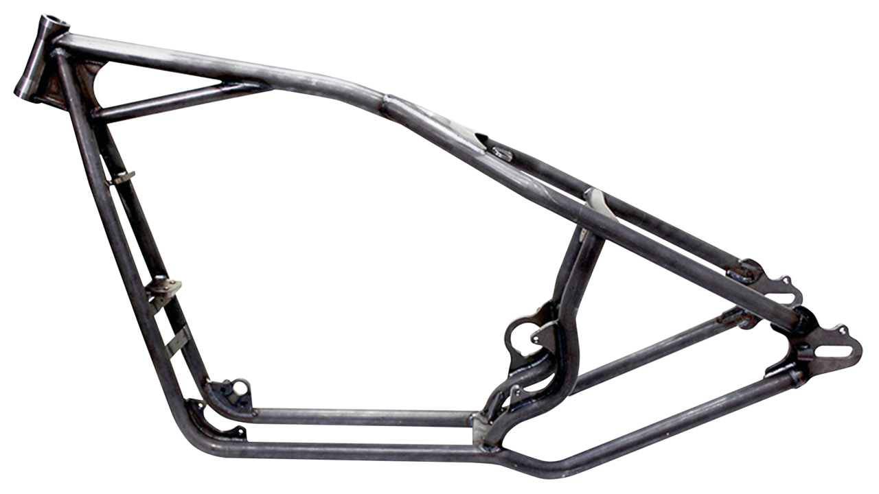 V-Twin Hardtail Frame for Rubber Mount Sportster Engine – Frame & Rear Suspension