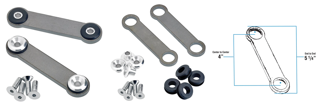Lowbrow Customs Weld-On Universal Gas Tank Mount Kit – Gas- & Oil Tank