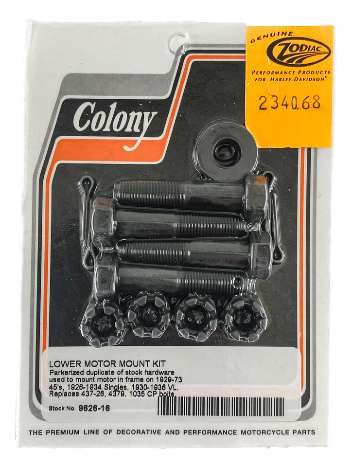 Colony Motor Mount Hardware Kits for 45CI