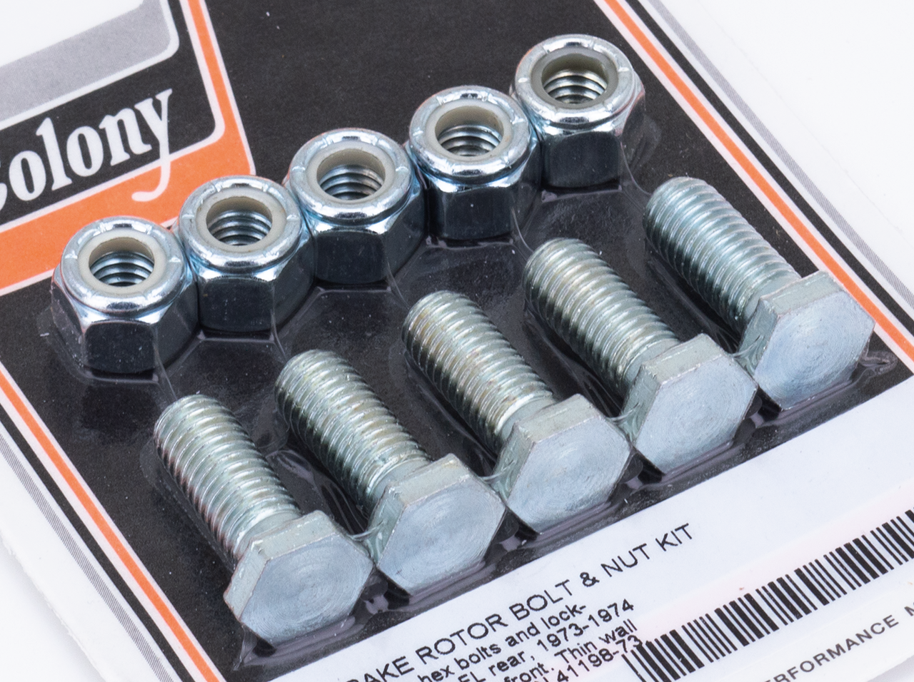 Colony Brake Rotor Screws & Nuts for Sportster – Hardware