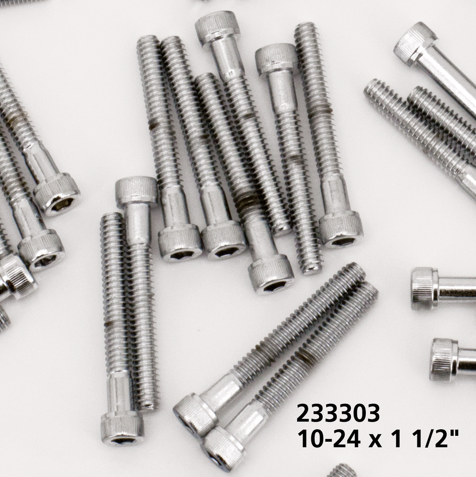 Midwest Acorn Nut Company Chrome Plated Allen Head Screws Assortment – Hardware