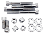 Midwest Acorn Nut Company Chrome Lower Motor Mount Screw Kit for Softail – Engine