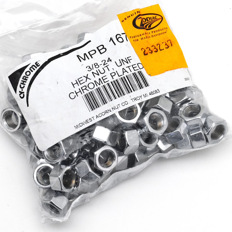 Midwest Acorn Nut Company Chrome Plated Nuts and Washers Assortment – Hardware