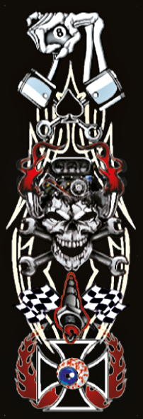 Lethal Threat "bike Tattoos" Designs and Tank Decals