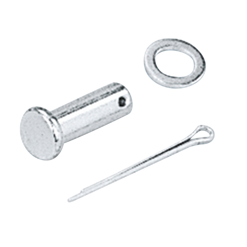 V-Twin Chrome Brake Rod Clevis, Clevis Pin, Brake Plunger