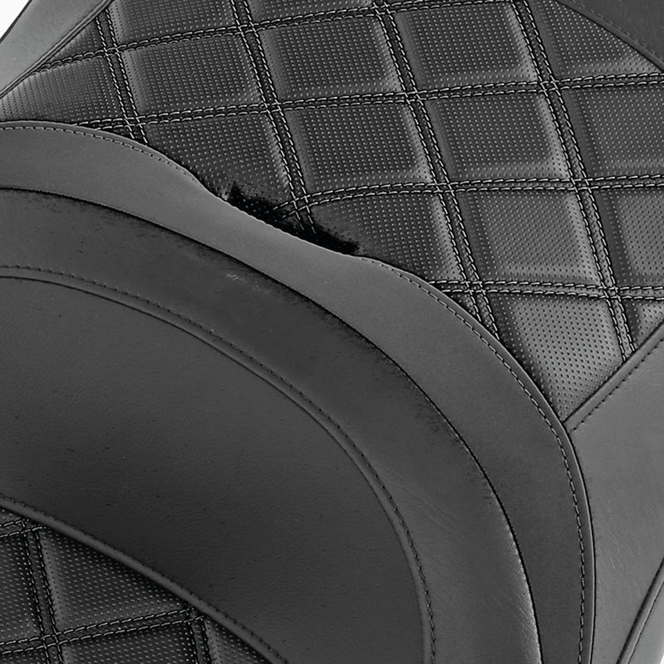 C.c. Rider 2-UP Reach Seat for Big Inch Indian