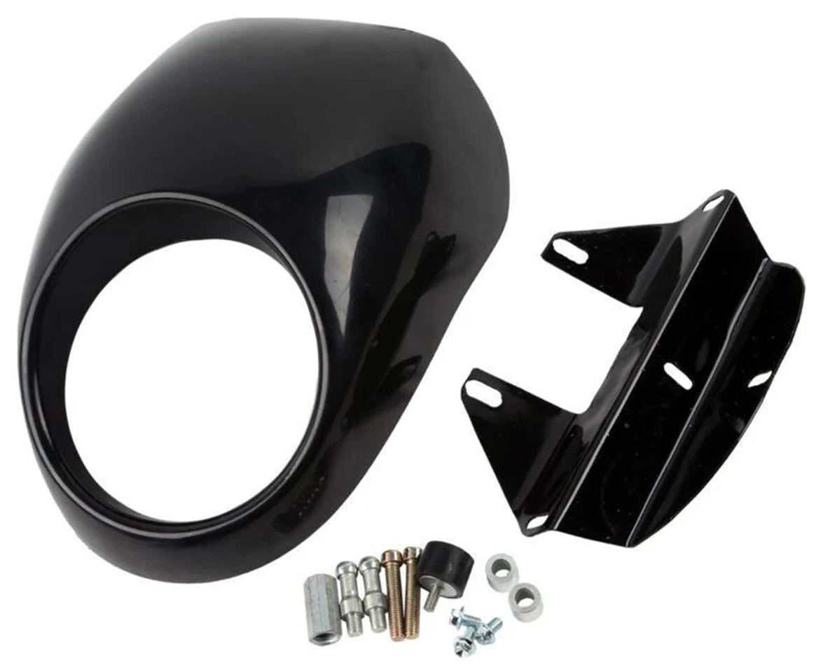 Zodiac Headlamp Visor for Dyna & Sportster – Windshield
