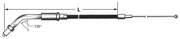 Barnett Clutches & Cables T13 - Throttle and Idle Cable 1996-2006 Sportster – Control Cables & Hydraulic Lines