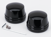Zodiac Chrome & Black Front Axle Caps – Wheel & Tire