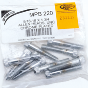 Midwest Acorn Nut Company Chrome Plated Allen Head Screws Assortment Knurled – Hardware
