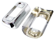V-Twin Chrome Muffler Bracket Covers for Touring – Exhaust