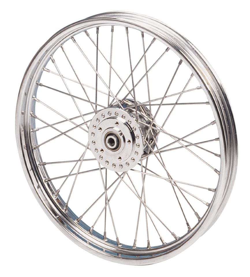 V-Twin Front Wheel Assemblies for 2000 and Later Sportster & Dyna with Rolled Edge Rim – Wheel & Tire