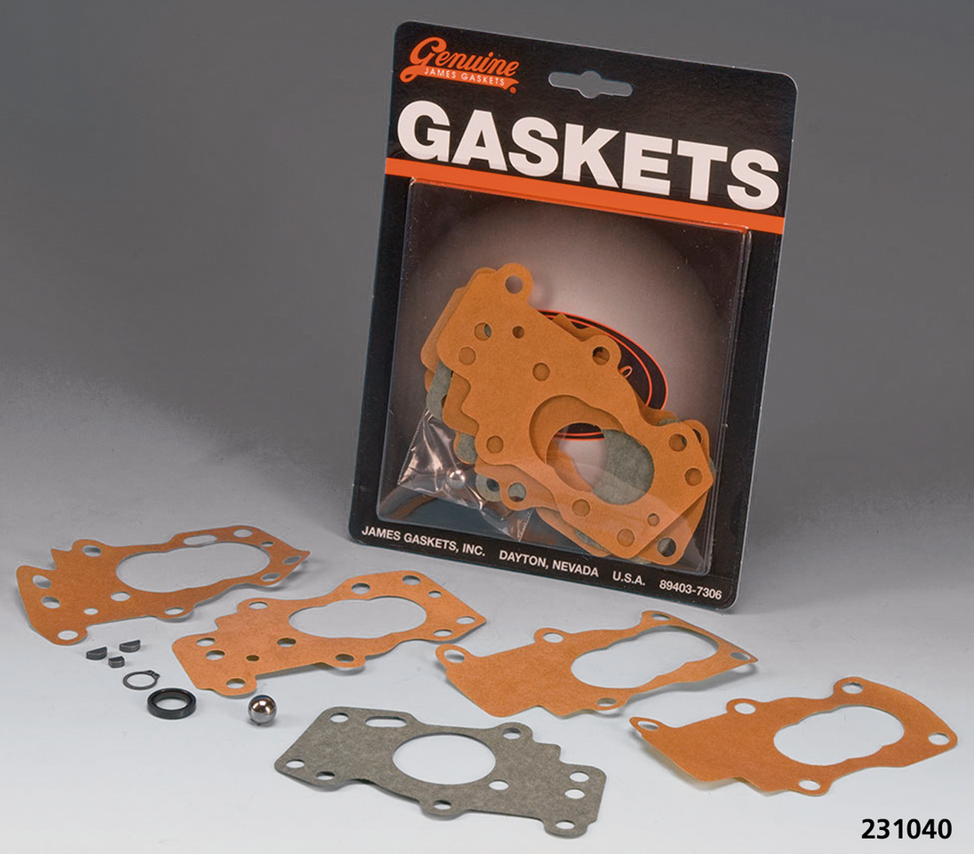 James Gaskets Oil Pump Gasket, Seal and O-Ring Kits for K, Kh & Sportster – Gasket & Seals