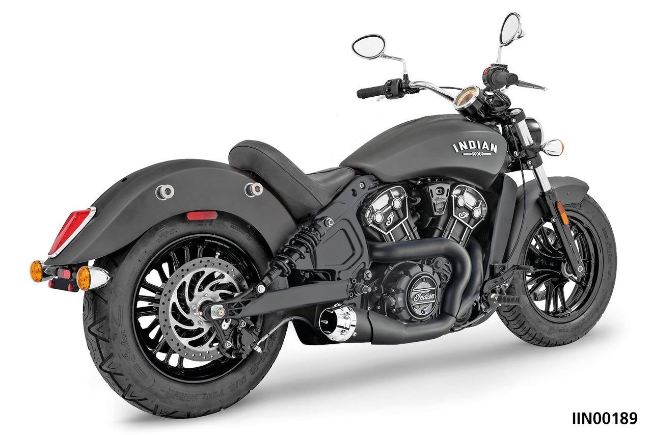 Freedom Performance Exhaust Shorty 2-INTO-1 for Indian Scout