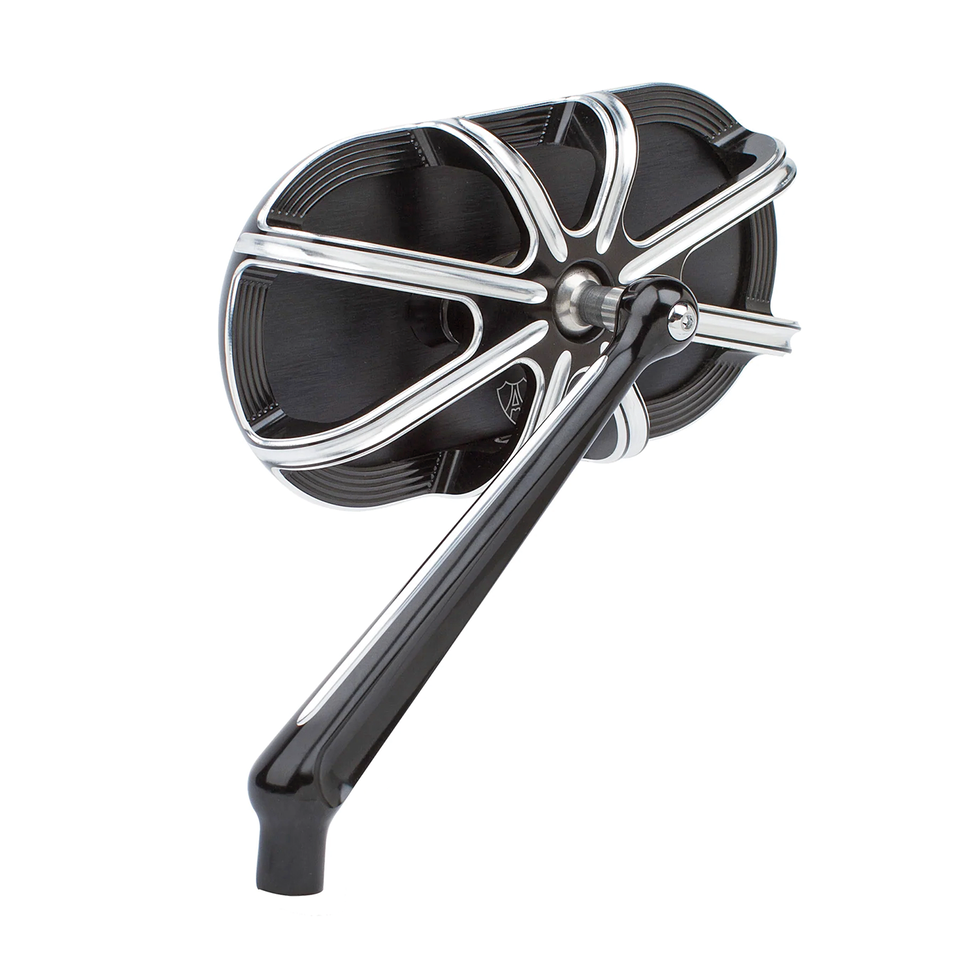 Arlen Ness Caged Series Forged Billet Mirrors – Handlebar