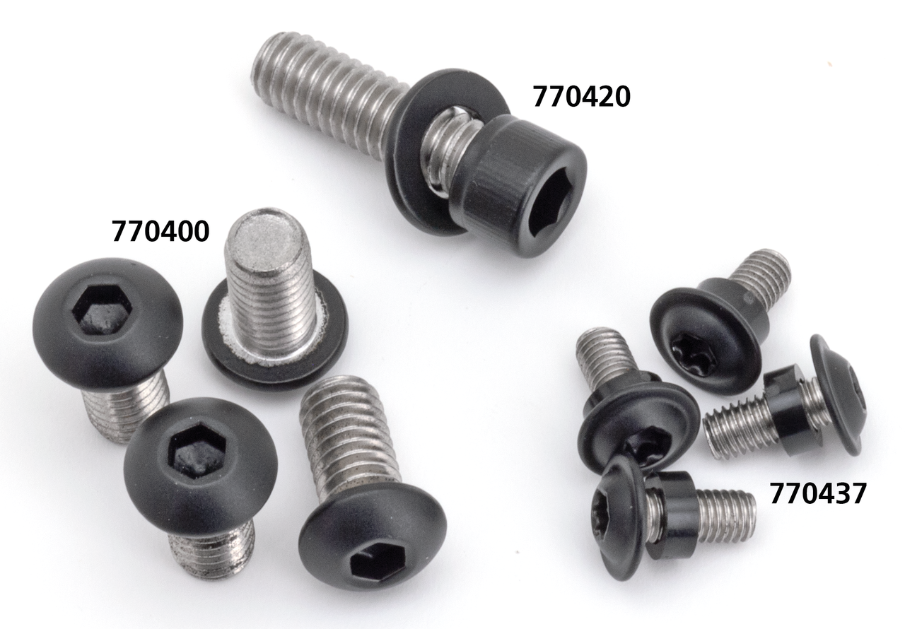 Screws4Bikes Black Belt Guard Screw Kits – Final Drive