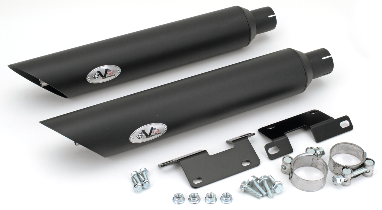 V-Performance Slip-On Mufflers for Sportster – Exhaust
