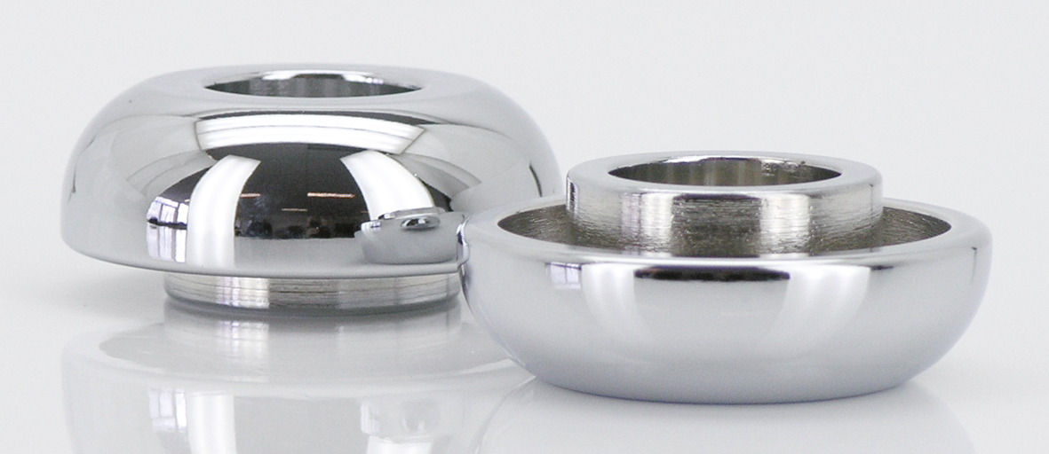 Zodiac Chrome Front Wheel Spacers for Touring – Wheel & Tire