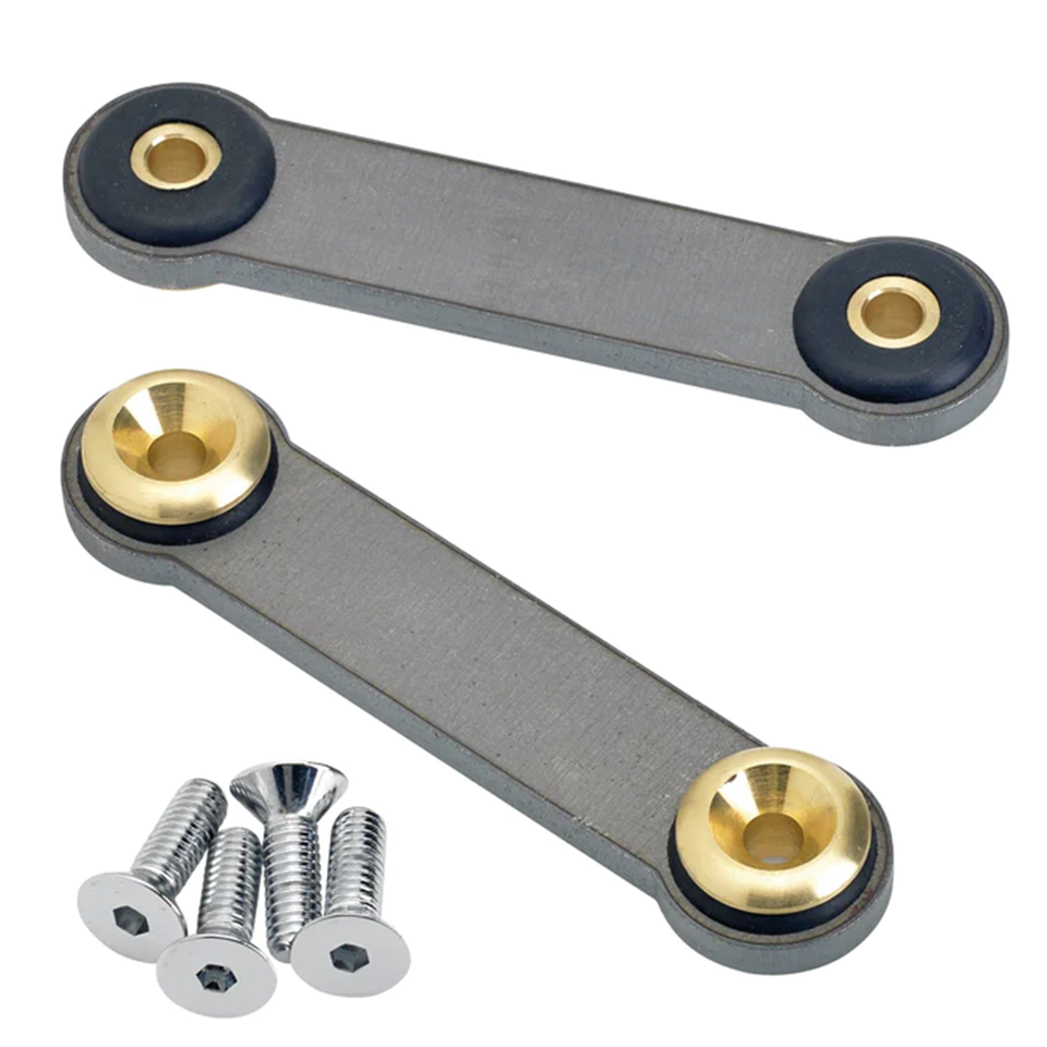 Lowbrow Customs Weld-On Universal Gas Tank Mount Kit – Gas- & Oil Tank