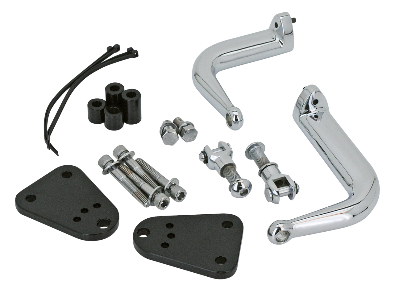 Zodiac Adjustable Highway Peg Support Kit for Sportster – Foot Control