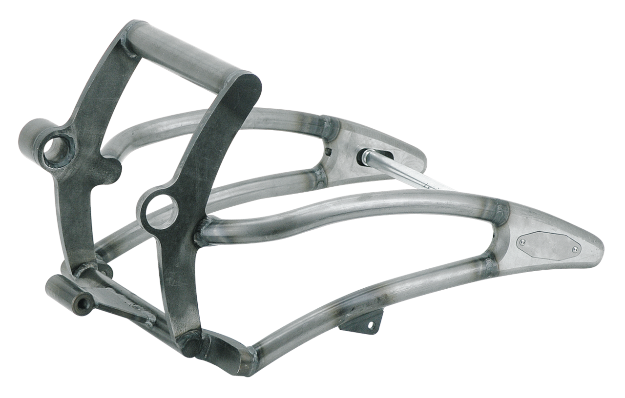 Zodiac Ton Pels Signature Series Curved Right Side Drive Swingarm Kits for Softail – Frame & Rear Suspension