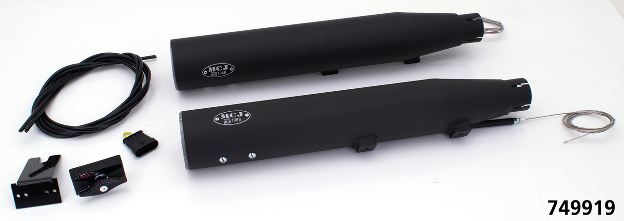 Mcj Adjustable Exhausts for Twin Cam Softail