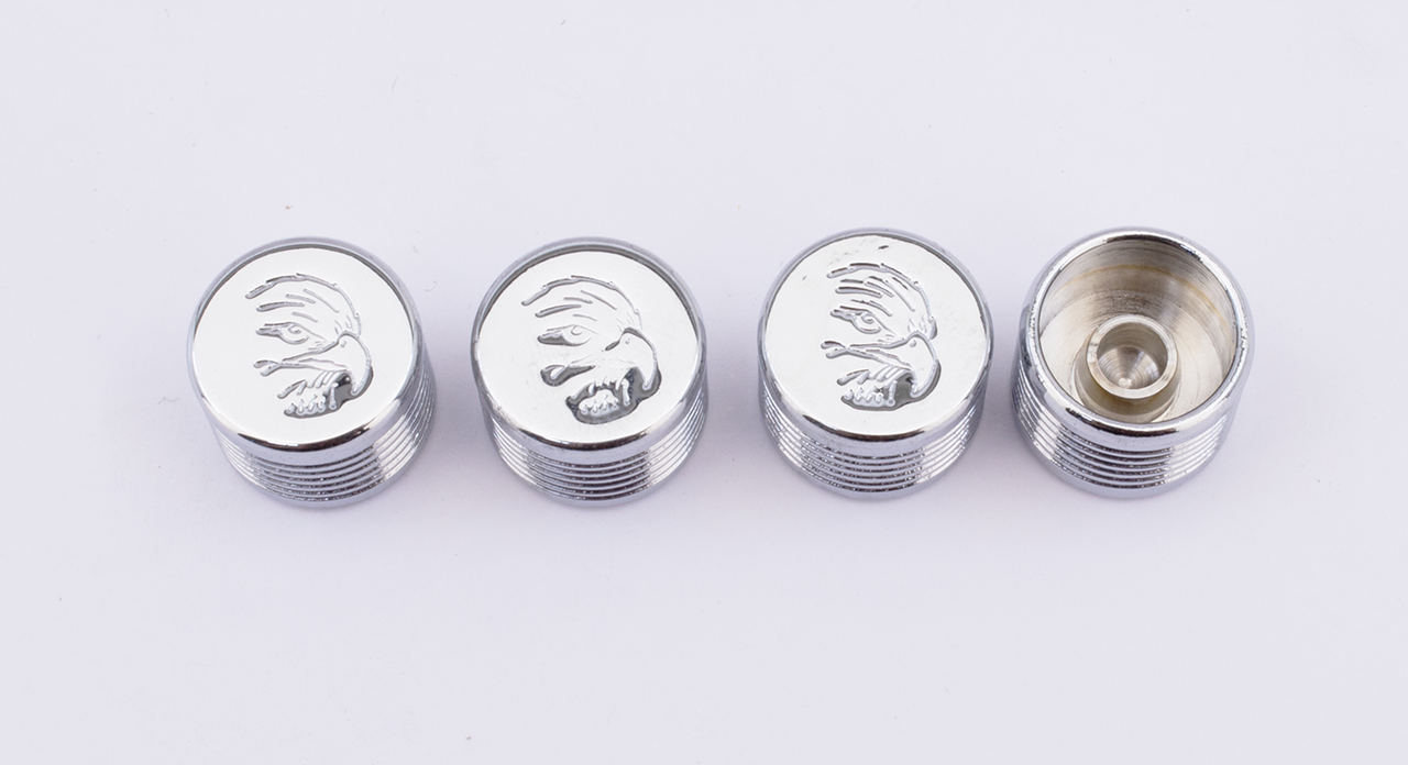 Midwest Acorn Nut Company Chrome Bolt Covers for Hex, Allen and Buttonhead Bolts – Hardware