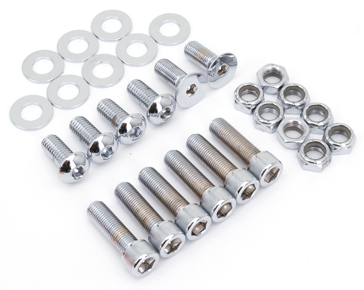 Midwest Acorn Nut Company Chrome Plated Bolt Kits – Hardware