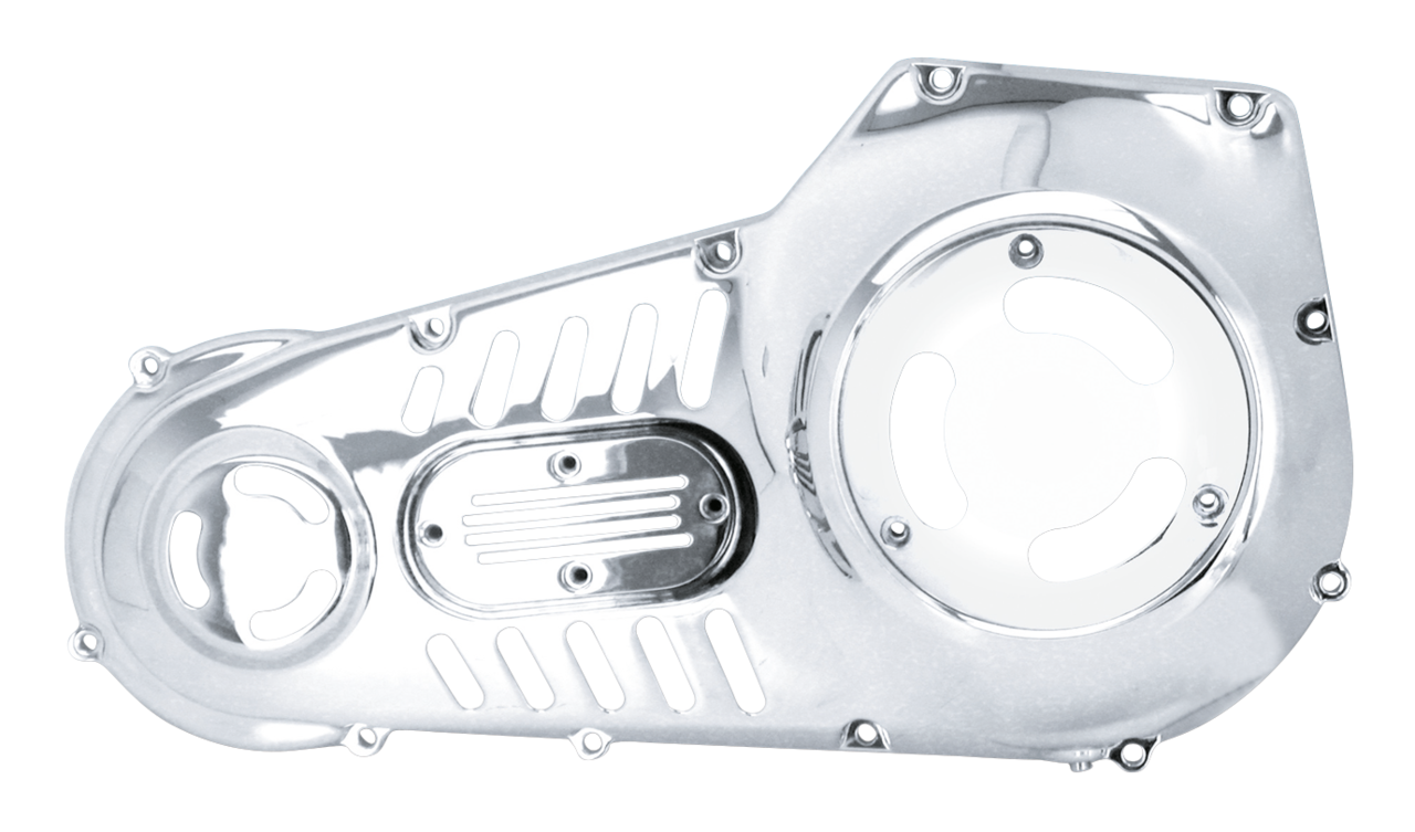 V-Twin Vented Chrome Outer Primaries for Dyna and Softail – Primary & Clutch