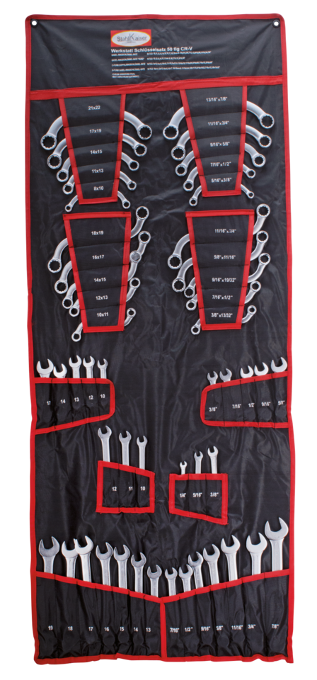 Zodiac 50-PIECE Metric & Inch Size Spanner Assortment – Tools & Chemicals