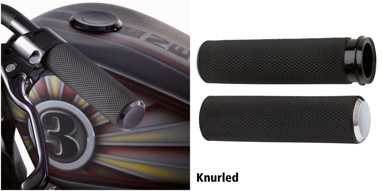 Arlen Ness Knurled Fusion Handlebar Grips