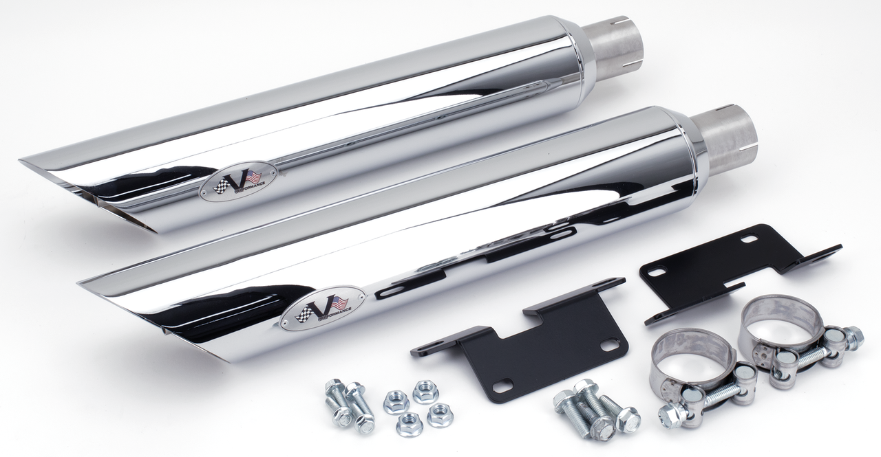 V-Performance Slip-On Mufflers for Sportster – Exhaust