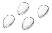 Zodiac Chrome Teardrop Concho – Helmets