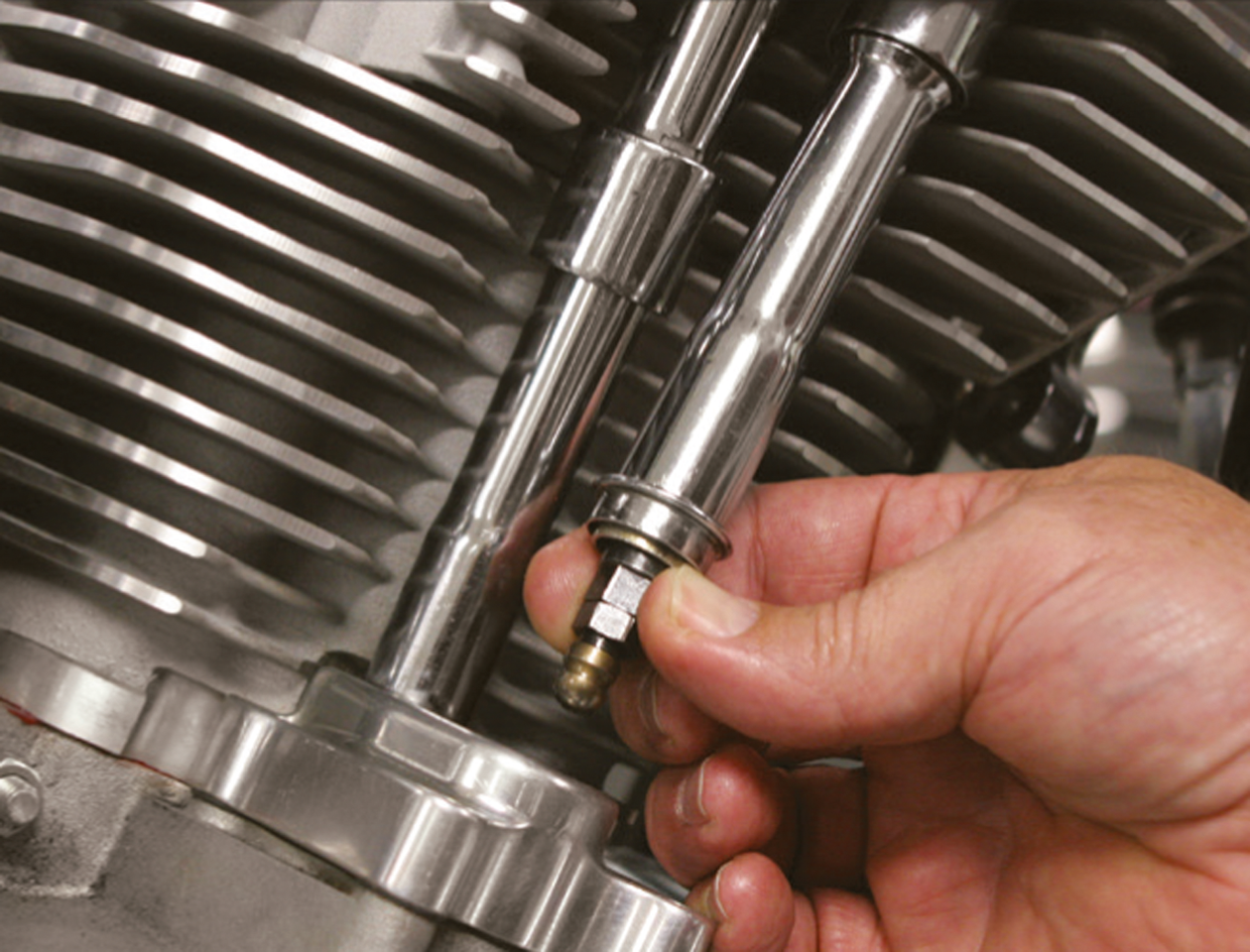S&S Quickee Adjustable Pushrods for Sportster – Engine
