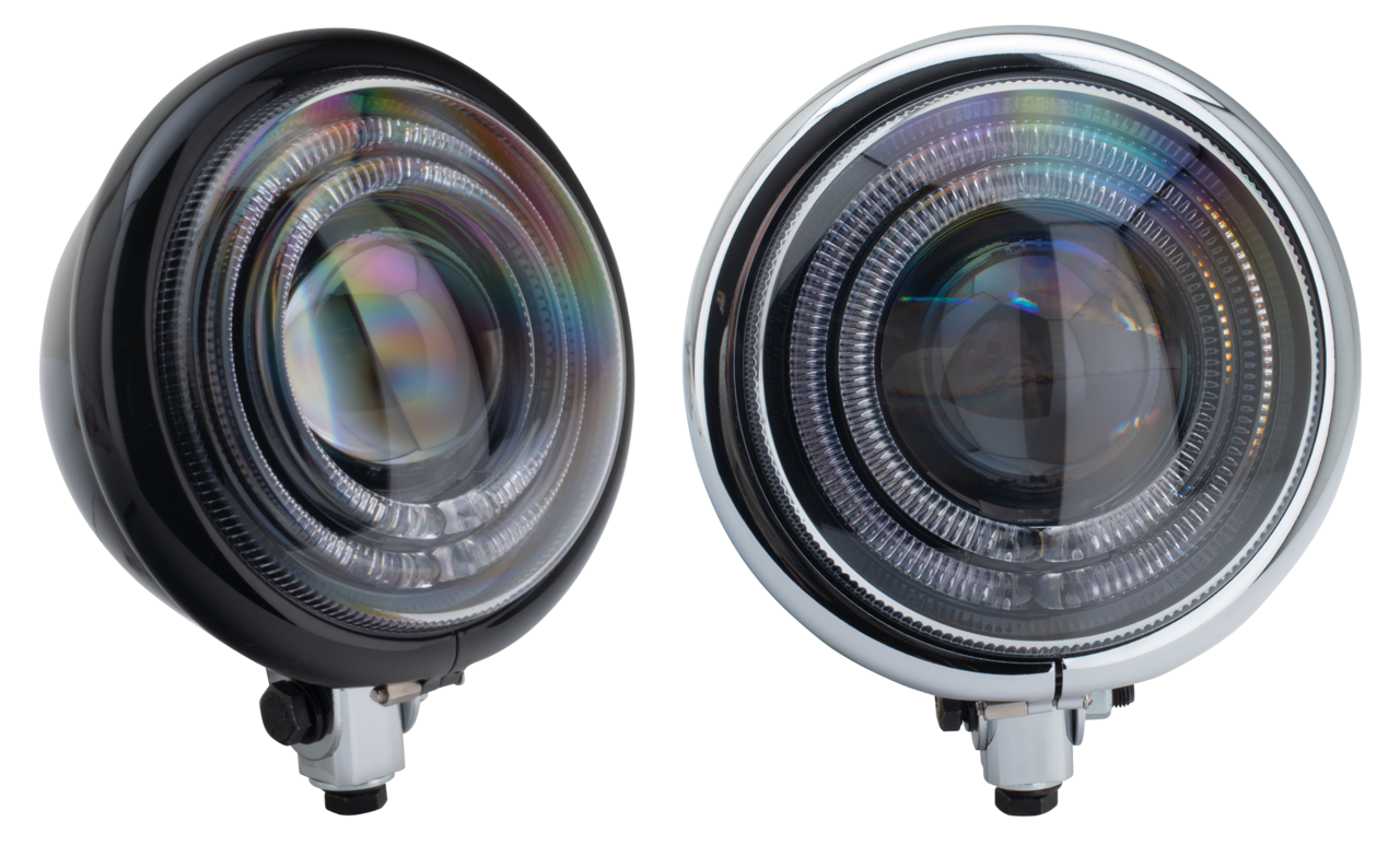 Zodiac 5 3/4 Inch Odyssee Bottom Mount LED Headlights – Electric & Light