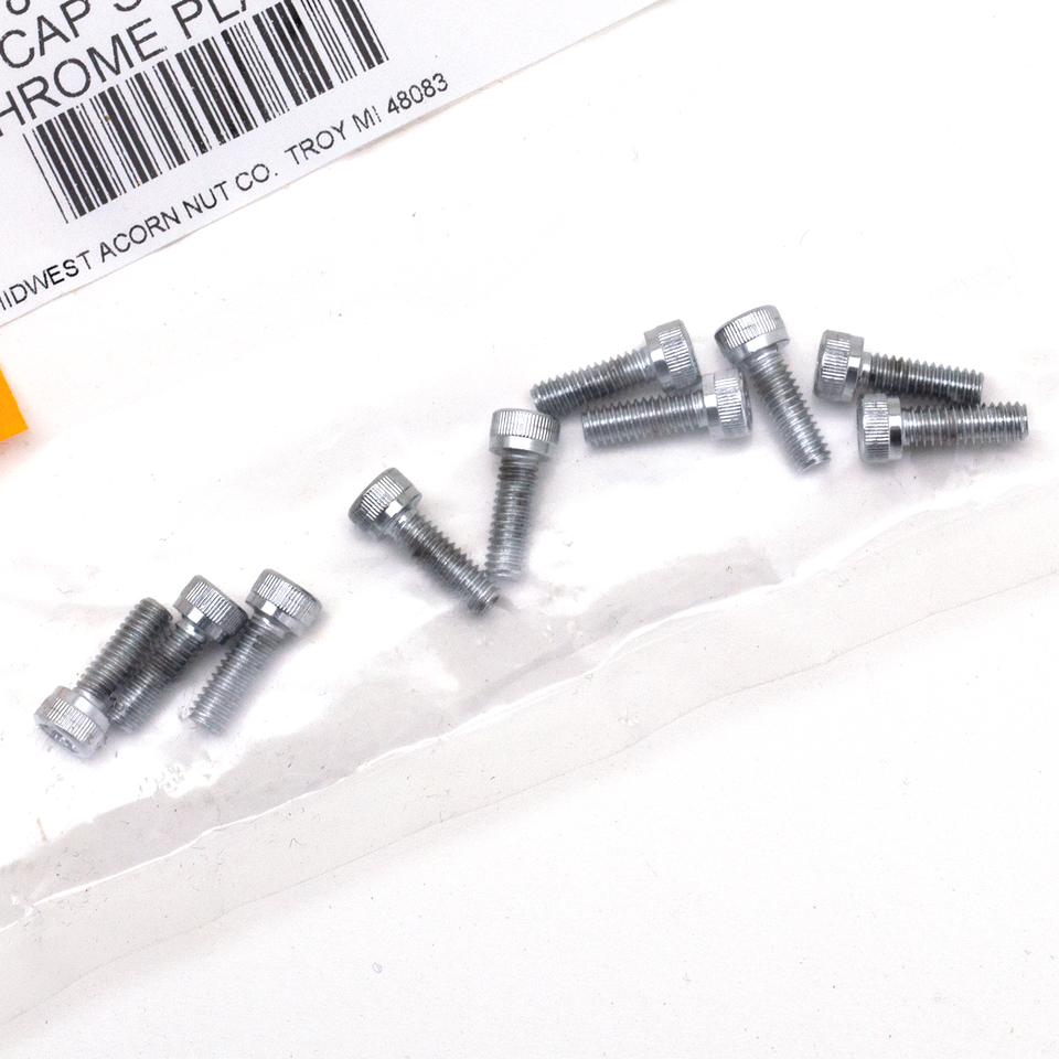 Midwest Acorn Nut Company Chrome Plated Torx Head Screws Assortment – Hardware