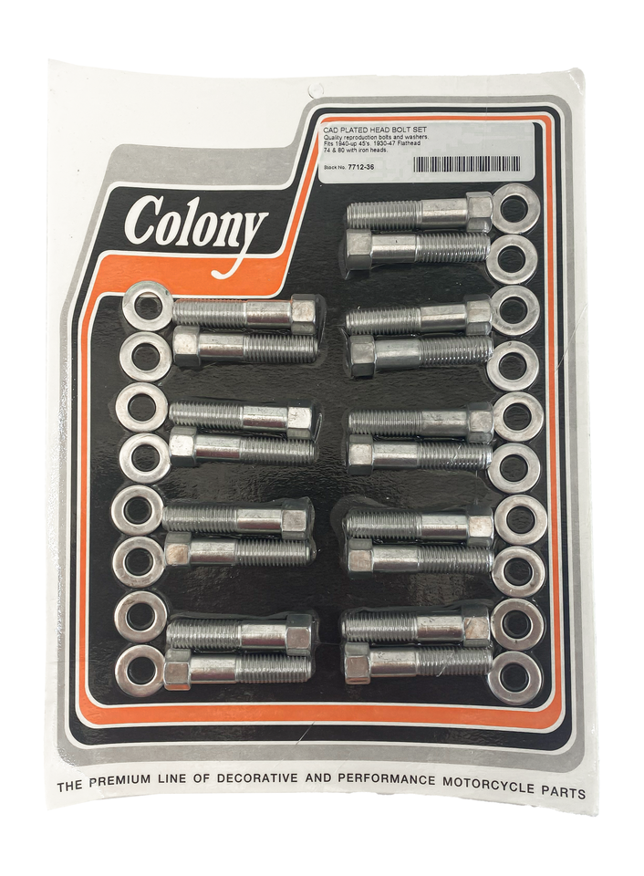 Colony Cylinder Head Bolt Kits for Sidevalves – Engine