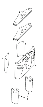V-Twin Antique Head Lamp Trim – Front Forks