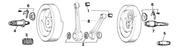 Eastern MC Parts Replacement Parts for Big Twin Crank Shaft – Engine