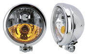 Zodiac Chrome 4 1/2" Spotlight with Built-In Fog Light – Electric & Light
