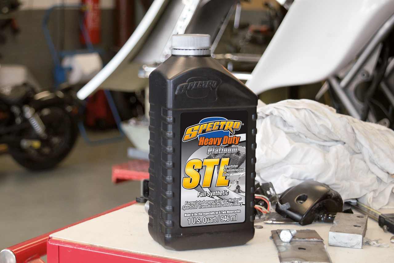 Spectro Platinum Full Synthetic Primary & Transmission Lubricant for Sportster – Oil