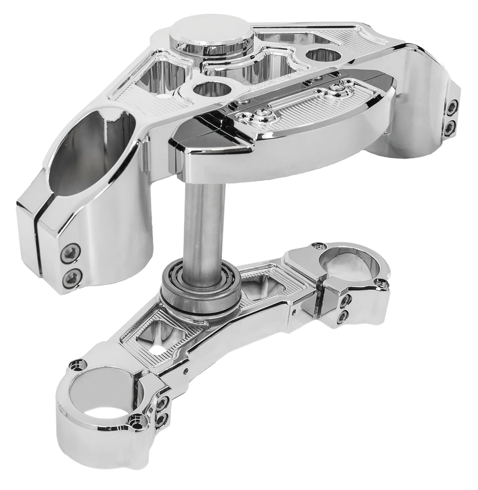 Arlen Ness Method Upper Fork Clamps and Triple Trees for Road Glide – Front Forks