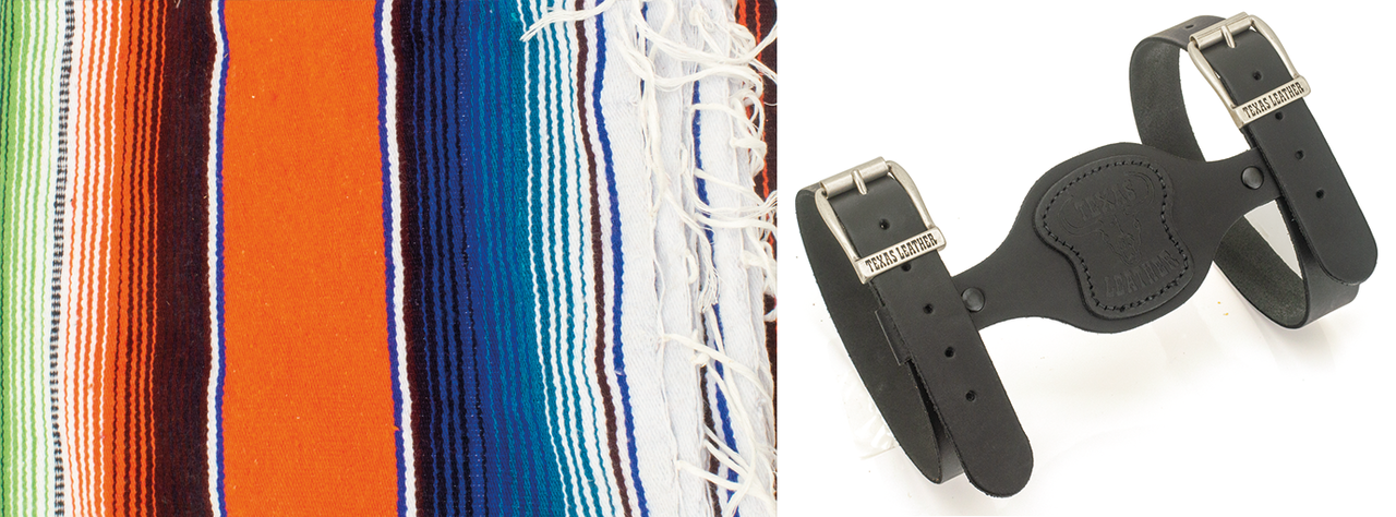 Texas Leather Mexican Blankets – Helmets