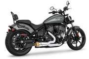 Freedom Performance Exhaust Combat American Outlaw 2-INTO-1 for Indian Powerplus & Thunderstroke