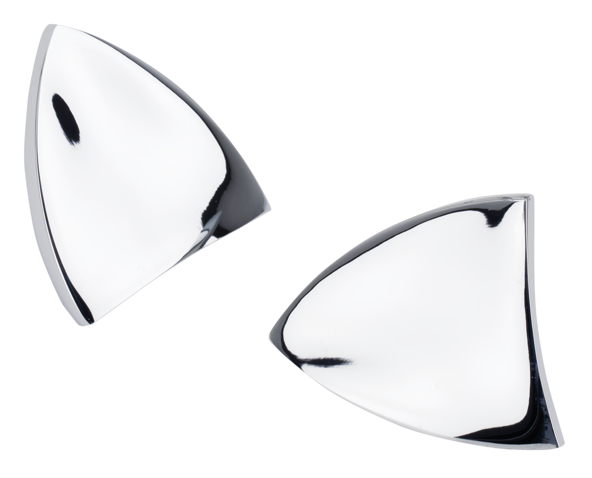 V-Twin Mirror Block Off Plates for 1996-2013 Batwing Fairing – Windshield