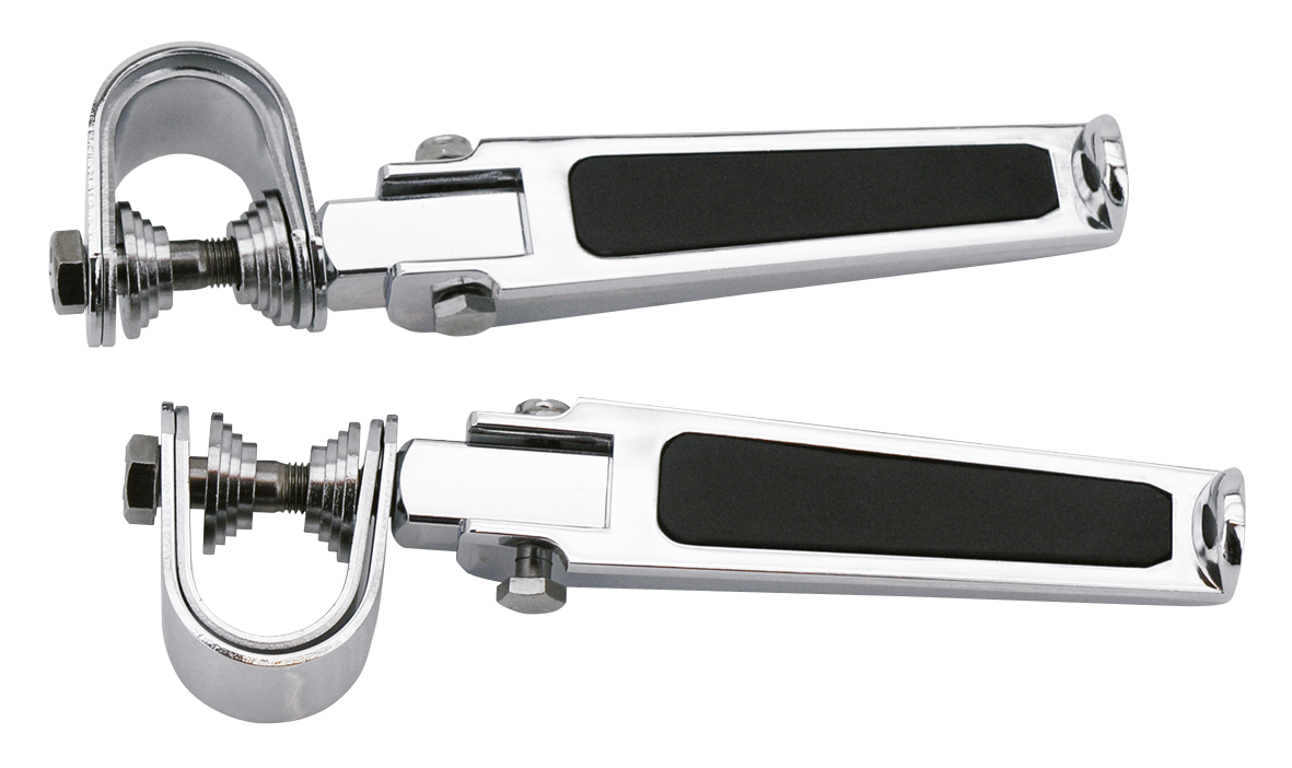 Zodiac Folding Custom Foot Pegs with Rubber Inserts – Foot Control